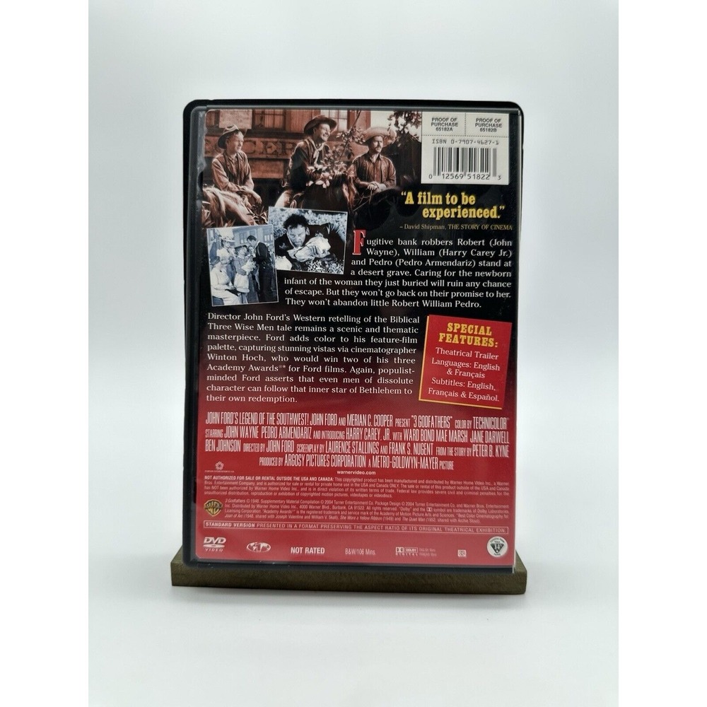 3 Godfathers (DVD, 2006) - Picture 2 of 3